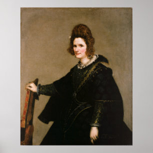 Velázquez - Porträt einer Dame Poster