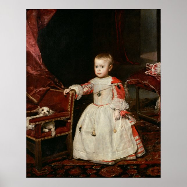Velázquez - Prinz Felipe Prospero 1659 Poster (Vorne)