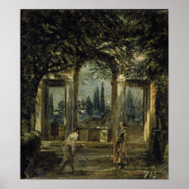 Velázquez - Villa Medici in Rom - Pavillon Ariadne Poster