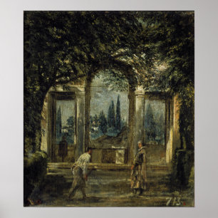 Velázquez - Villa Medici in Rom Pavillon Ariadne Poster