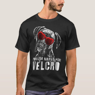 Velcro Boxer Hund T-Shirt