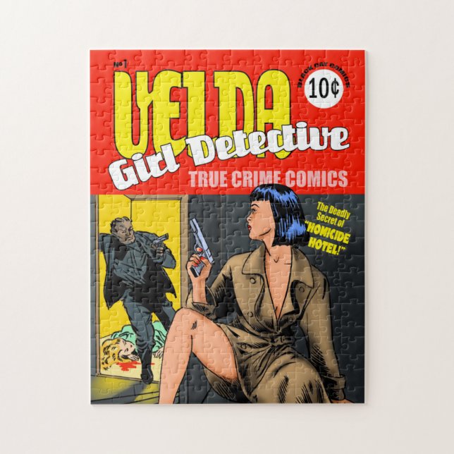 Velda: Puzzle Vintager Abdeckung für Mädchen (Vertikal)
