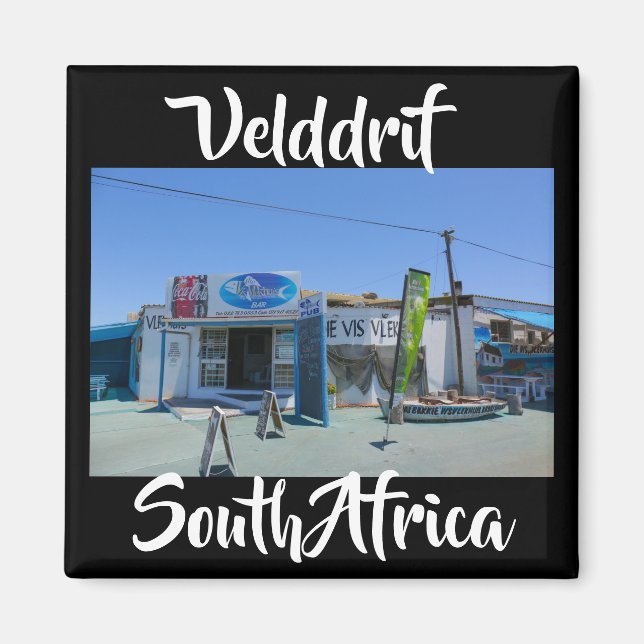Velddrif Südafrika Die Vis Vlekhuis Magnet (Vorne)