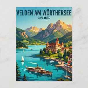 Velden am Wörthersee Österreich Postkarte