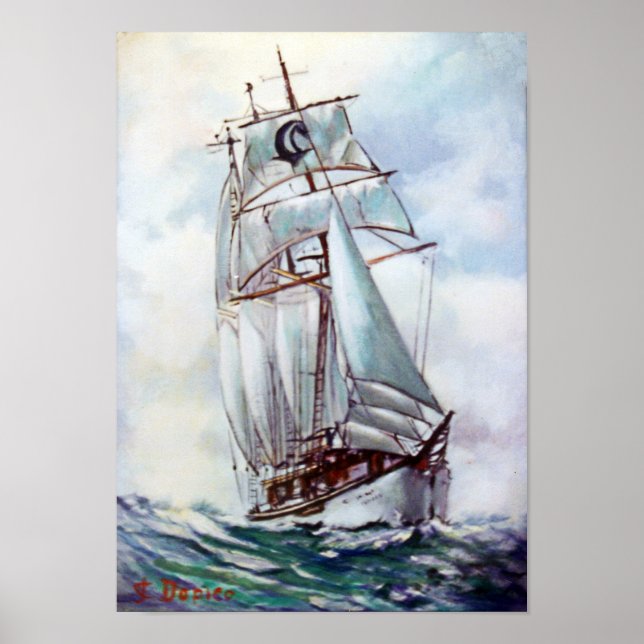 Velero/Veleiro/Sailboat Poster (Vorne)