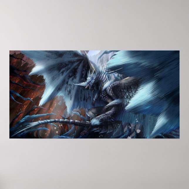 Velkhana Monster Hunter World Poster (Vorne)