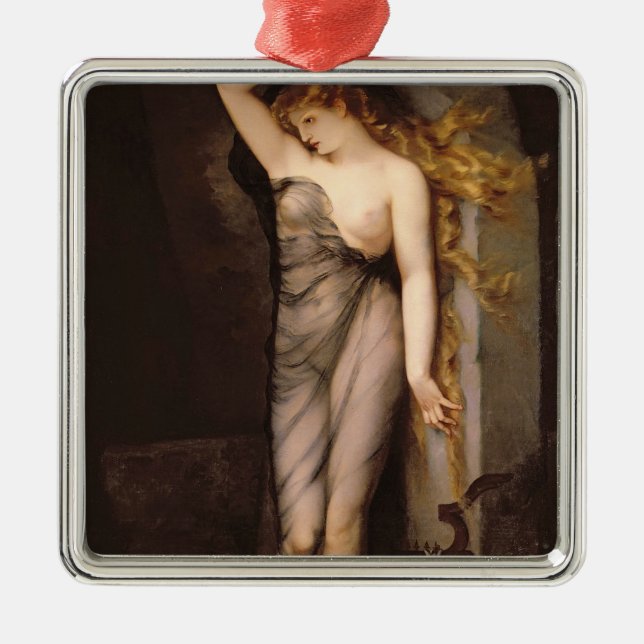 Velleda, bis 1869 silbernes ornament (Vorne)