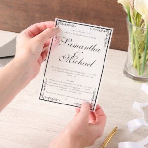 Vellum Classic Church Wedding