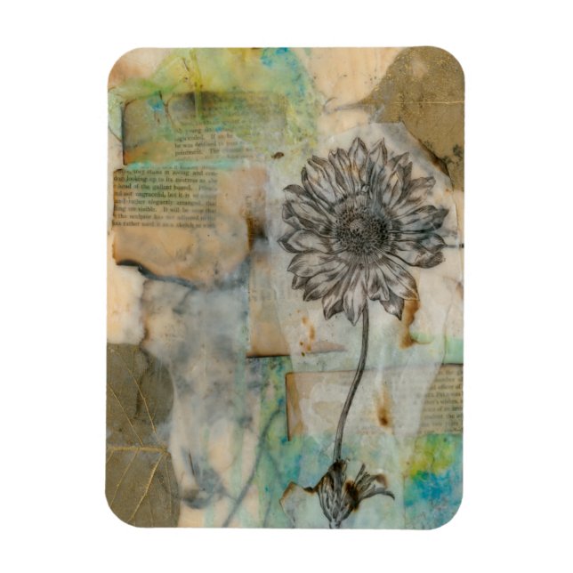 Vellum floral I Magnet (Vertikal)