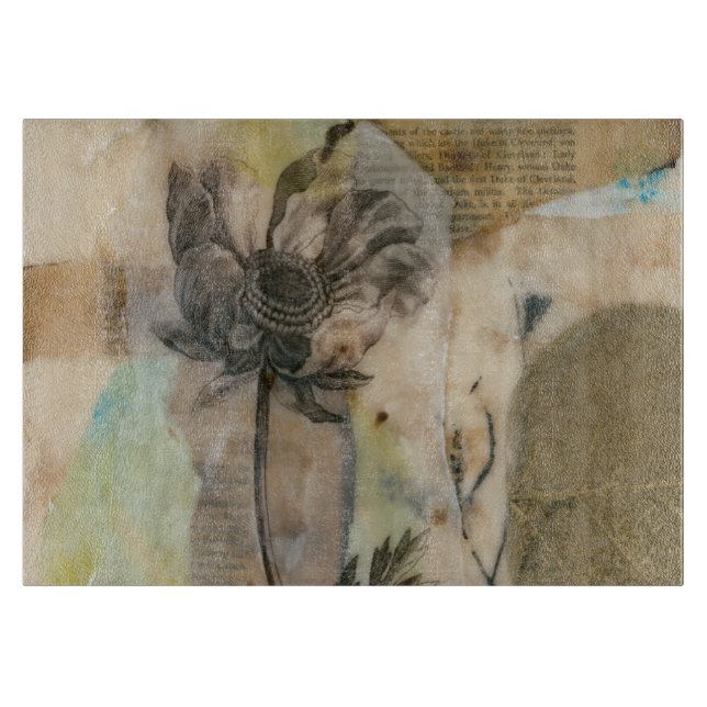 Vellum floral II Schneidebrett (Vorderseite)