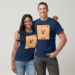 Velma Name Chemie Element Periodensystem T-Shirt