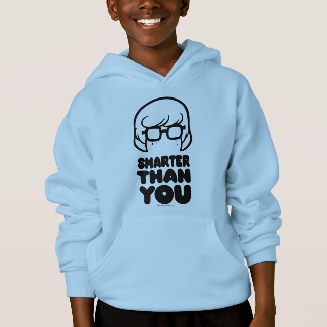 Velma "Smarter Than You" Graphic Hoodie (Vorderseite)