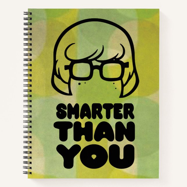 Velma "Smarter Than You" Graphic Notizbuch (Vorderseite)