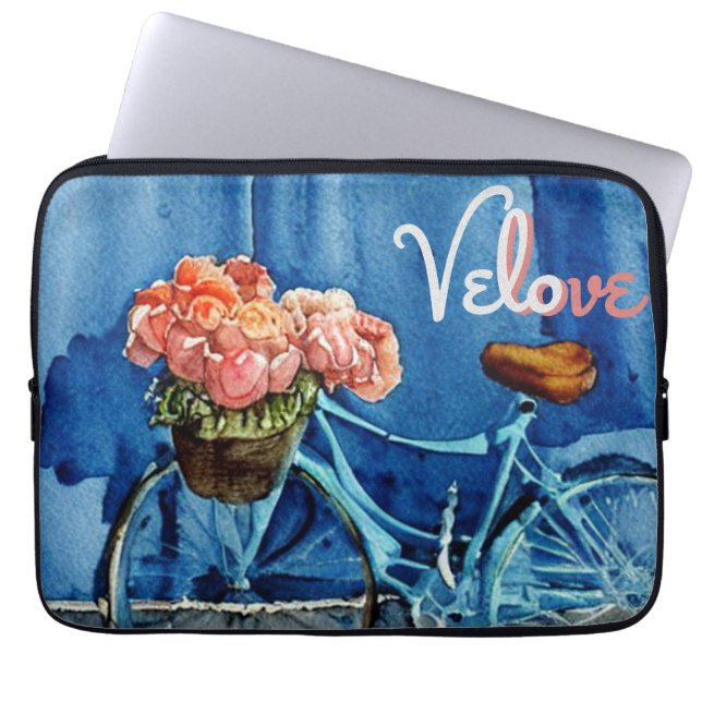Velo Liebe Cycling Laptopschutzhülle (Vorderseite)