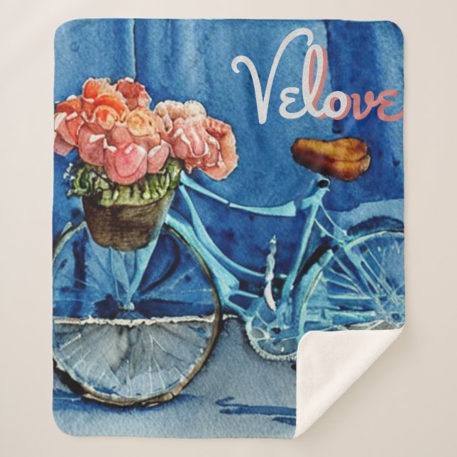 Velo Liebe Cycling Sherpadecke (Vorderseite)
