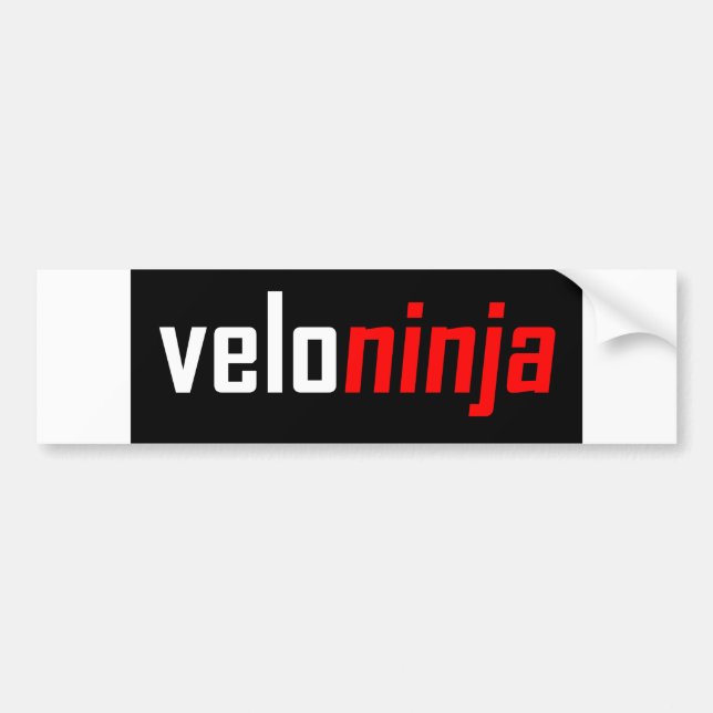 Velo Ninja Autoaufkleber (Vorne)