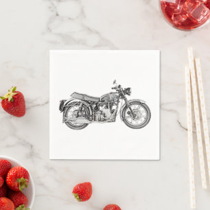 Velocette Venom Motorradpapier Party Napkins Serviette