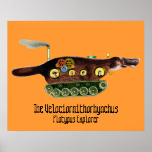 Velociornithorhynchus ~ Platypus Explorer Poster