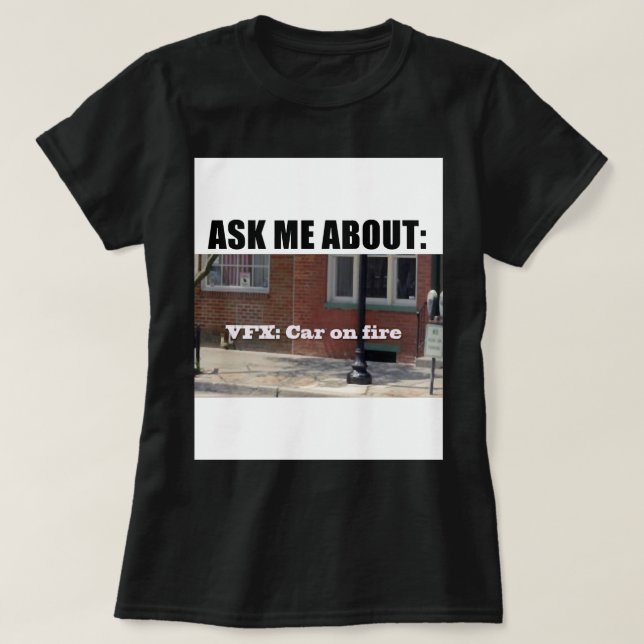 Velocipastor VFXcar on fire Classic T Shirt (Design vorne)