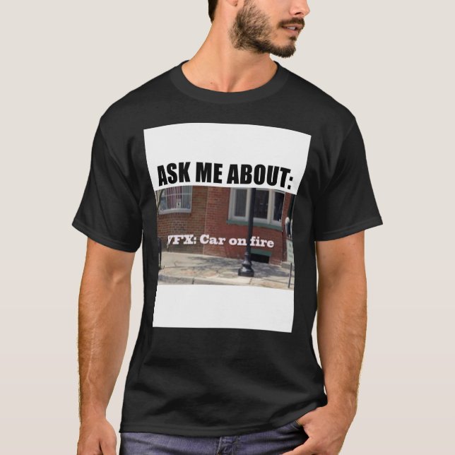 Velocipastor  Vfxcar On Fire  T-Shirt (Vorderseite)