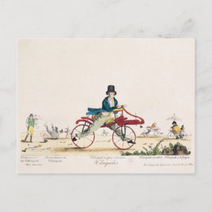 Velocipedes Postkarte