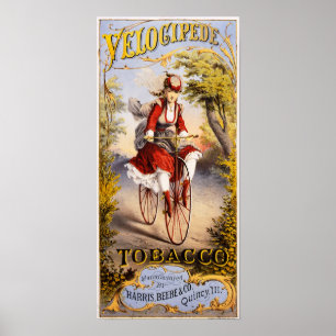 Velocipez-Tabak Poster