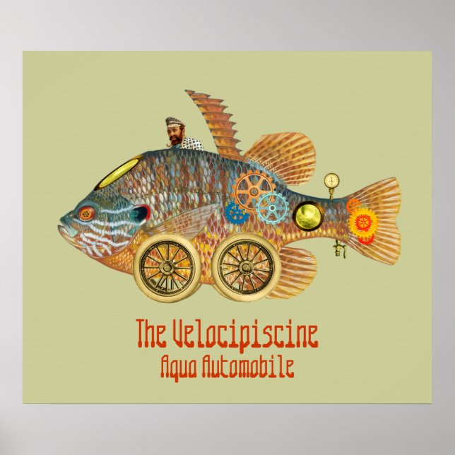 Velocipiscine ~ Aqua Automobile Poster (Vorne)