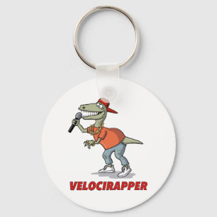 'Velocirapper'-T-Shirt. Schlüsselanhänger