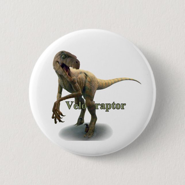 Velociraptor Button (Vorderseite)