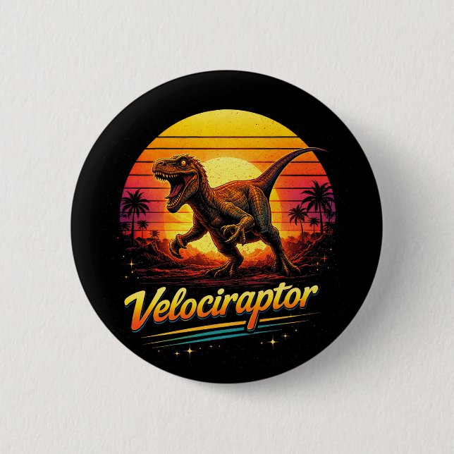 Velociraptor Button (Vorderseite)