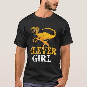 Velociraptor Clever Girl Mama Tochter Dinosaurier T-Shirt