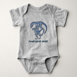 Velociraptor Dinosaur Baby Unisex Raptor Strampler