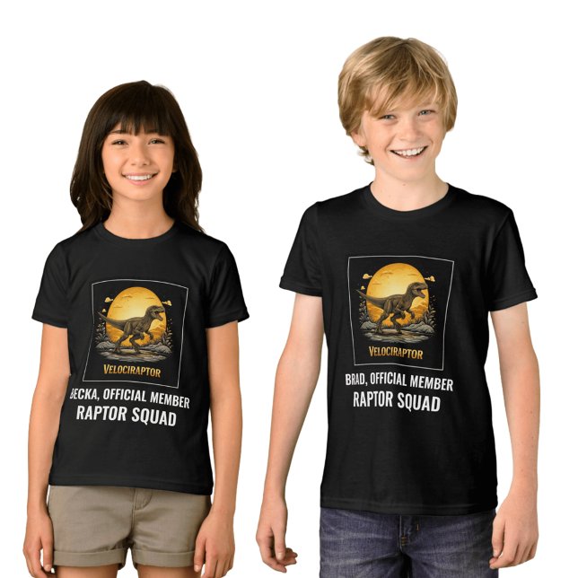 Velociraptor Dinosaur Prehistoric Moon Tri-Blend Shirt (Von Creator hochgeladen)