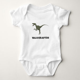 Velociraptor-Dinosaurier Baby Strampler