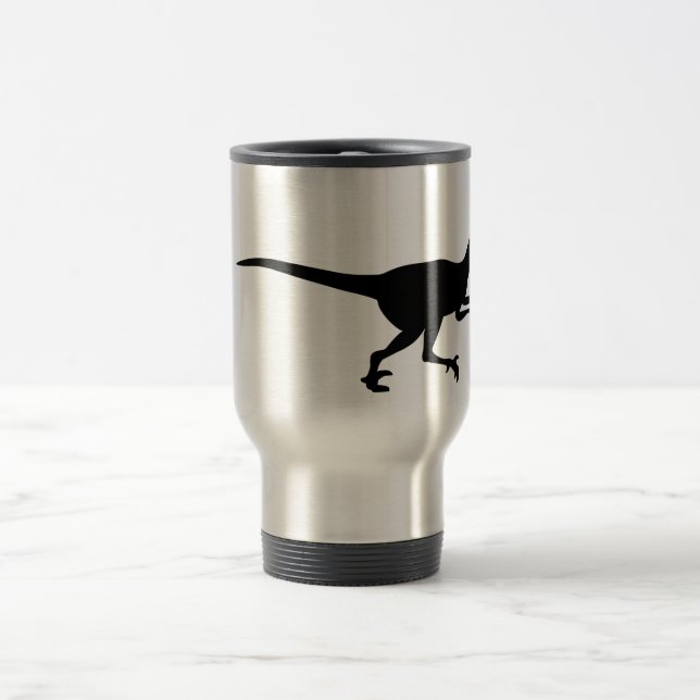 Velociraptor-Dinosaurier Reisebecher (Mittel)