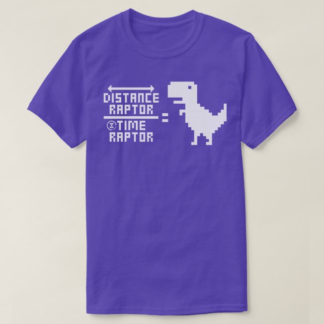 Velociraptor Funny Equation 2 T-Shirt (Design vorne)