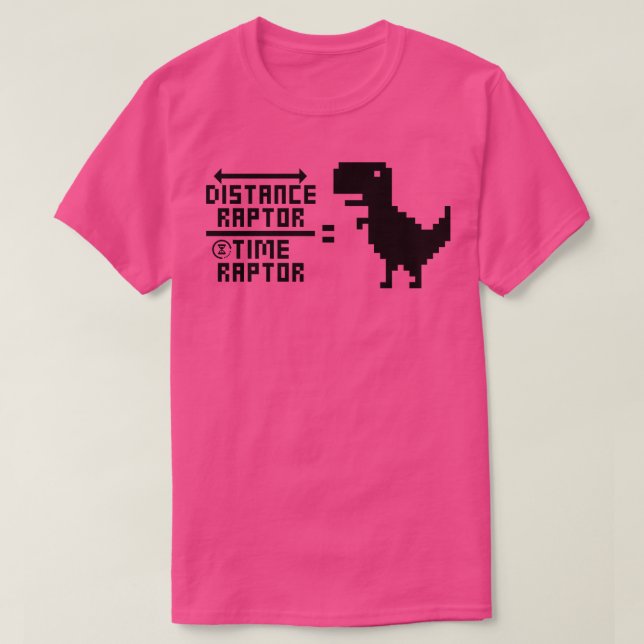 Velociraptor Funny Equation 3 T-Shirt (Design vorne)