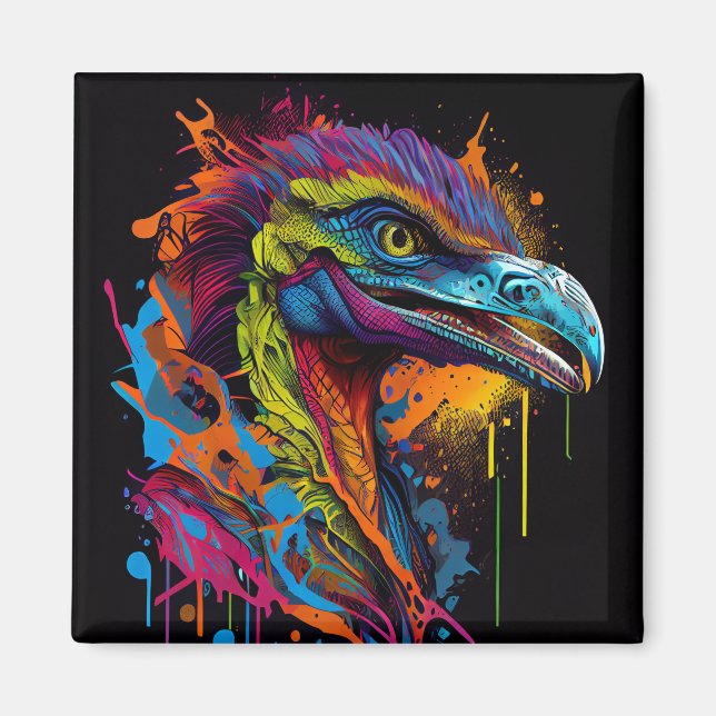 Velociraptor!! Magnet (Vorne)