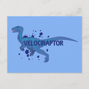 Velociraptor Postkarte