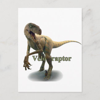 Velociraptor Postkarte