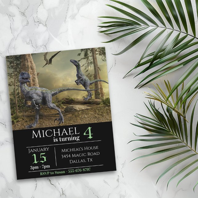 Velociraptor Raptor Dinosaur Geburtstag (Von Creator hochgeladen)