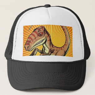 Velociraptor-Raubvogel-Dinosaurier durch Marco D Truckerkappe