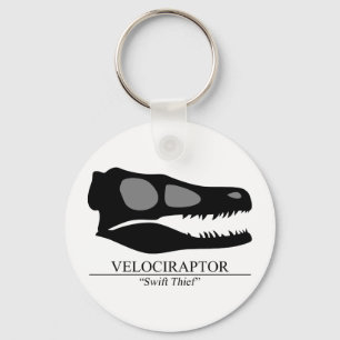Velociraptor Skull Schlüsselanhänger