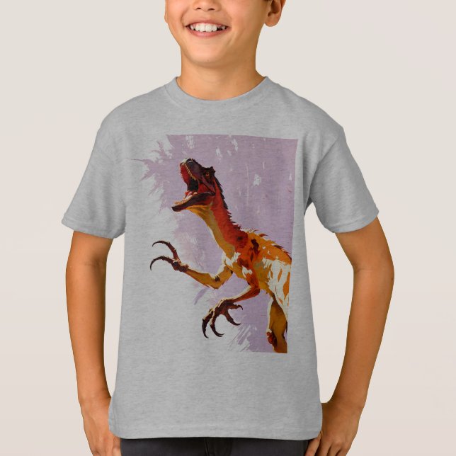 Velociraptor T-Shirt (Vorderseite)