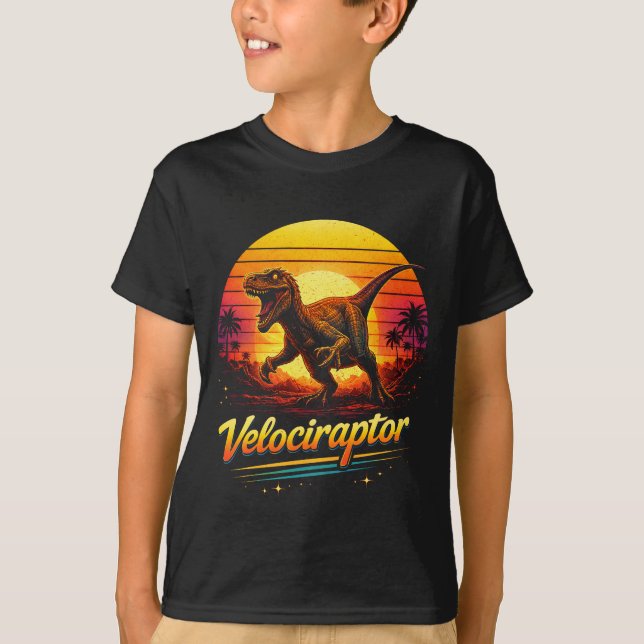 Velociraptor T-Shirt (Vorderseite)