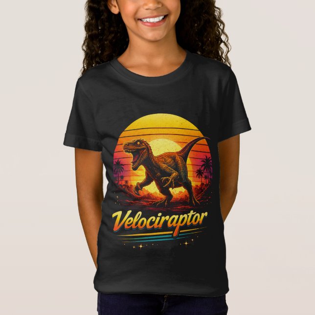Velociraptor T-Shirt (Vorderseite)