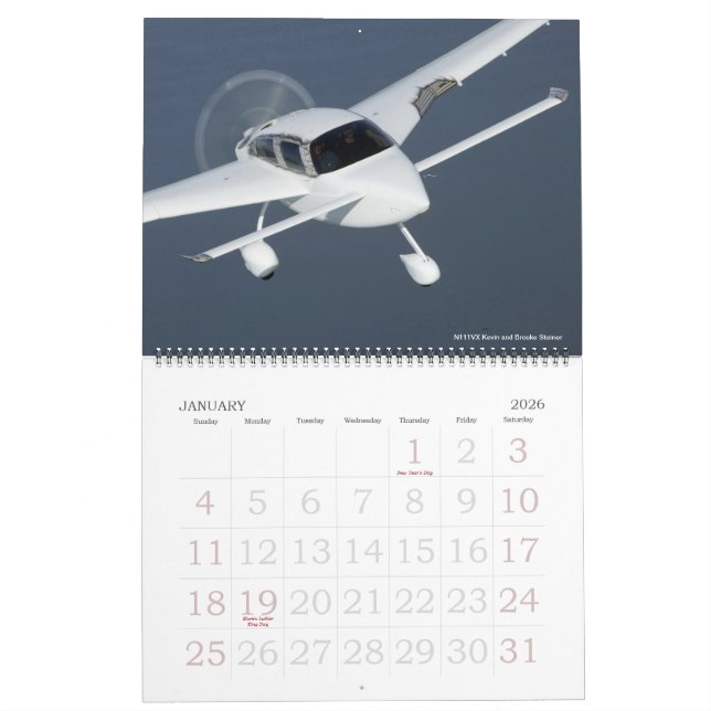 Velocity Kitplane Calendar 2012 - Alle Größen Kalender (Jan 2026)