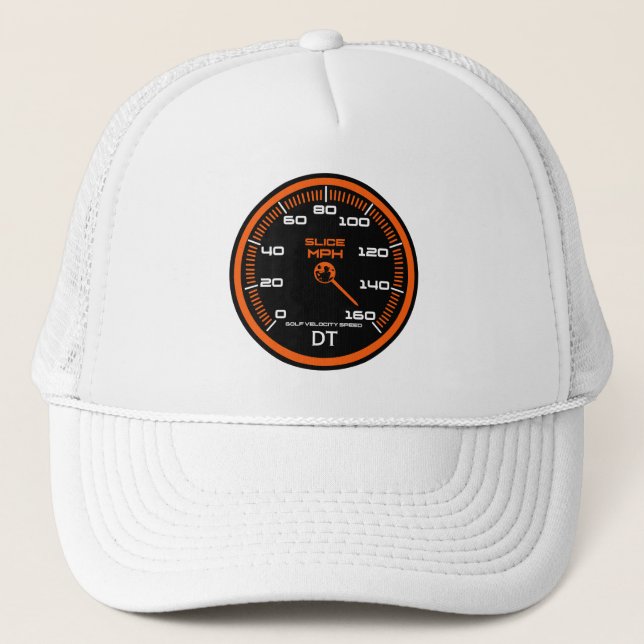 Velocity Speed Golf Geek Truckerkappe (Vorderseite)