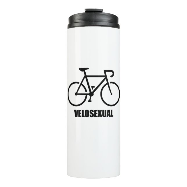 Velosexuell Thermosbecher (Vorderseite)