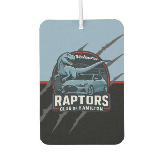 Veloster Raptors Car Freshener Autolufterfrischer